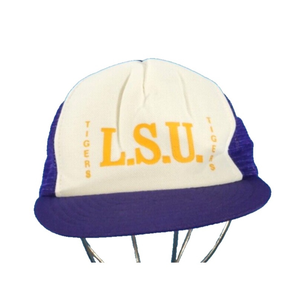 VTG LSU TIGERS Louisiana State University TRUCKER MESH/FOAM Snapback BASEBALL L